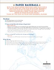 Paper Baseball